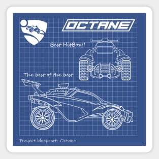 Octane Blueprints [Rocket League] Magnet